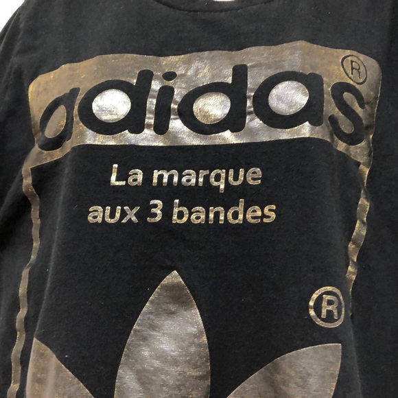 Adidas Black Logo Tee Size S - Picture 2 of 5